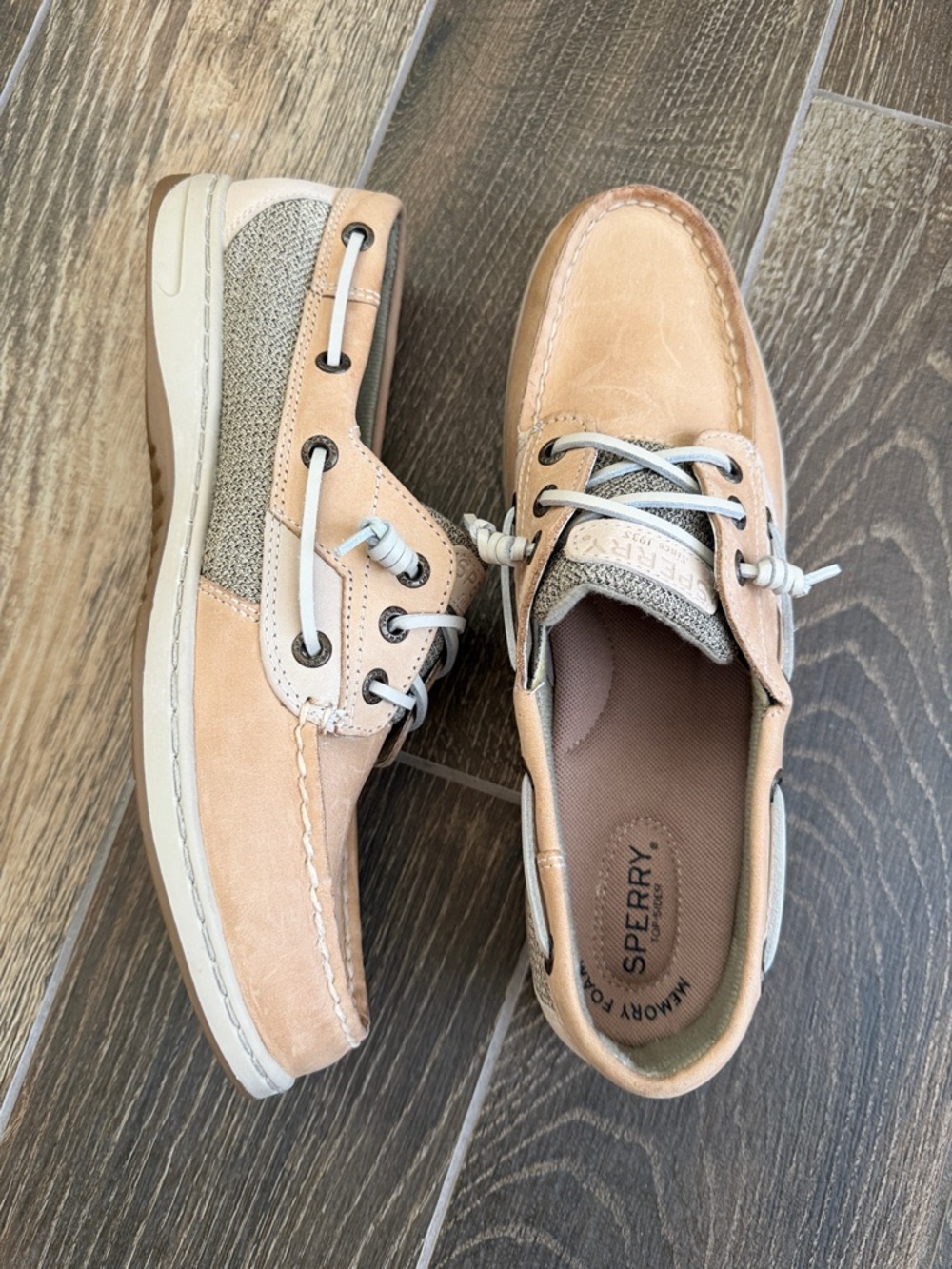 NWOT Sperry Top-Sider Women’s Rosefish 3-Eye Brown Leather Boat Shoe—10 - Picture 3 of 13